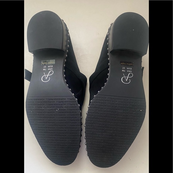 Adrianna Papell Black Studded Loafers - Picture 6 of 6
